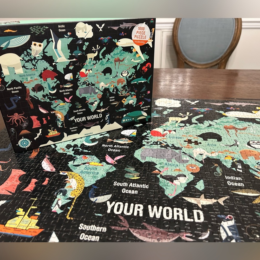 Mudpuppy “Your World” 1000 piece puzzle